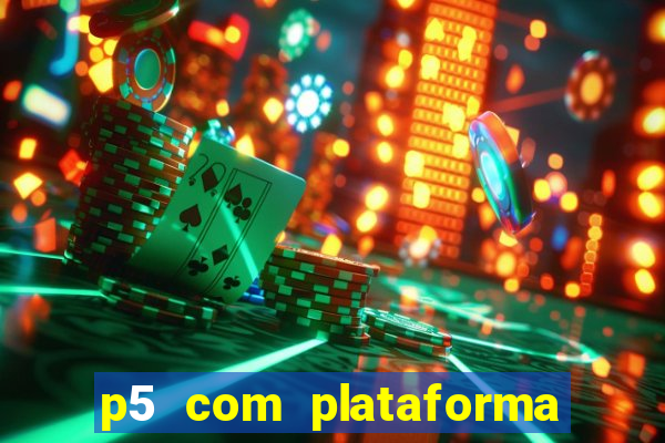 p5 com plataforma de jogos